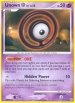 Unown [O] (SW 070) — Officiële kaartafbeelding