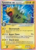 Tyranitar ex δ (DF 099) — Officiële kaartafbeelding