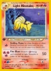 Light Ninetales (NDE 050) — Officiële kaartafbeelding