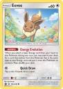 Eevee (SUM 101a) — Officiële kaartafbeelding