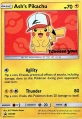 Ash's Pikachu (PR-SM SM109) — Officiële kaartafbeelding