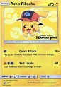 Ash's Pikachu (PR-SM SM111) — Officiële kaartafbeelding