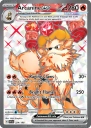 Arcanine ex (SVI 224) — Officiële kaartafbeelding