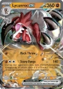 Lycanroc ex (PAL 117) — Officiële kaartafbeelding