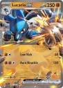 Lucario ex (SCR 082) — Officiële kaartafbeelding