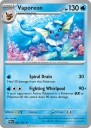 Vaporeon (PRE 022) — Officiële kaartafbeelding