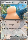 Snorlax ex (PRE 076) — Officiële kaartafbeelding