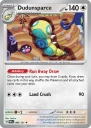 Dudunsparce (PRE 080) — Officiële kaartafbeelding