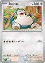 Snorlax (SVP 122) — Officiële kaartafbeelding