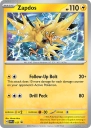 Zapdos (SVP 157) — Officiële kaartafbeelding