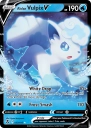 Alolan Vulpix V (SIT 033) — Officiële kaartafbeelding