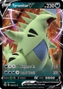 Tyranitar V (FST 158) — Officiële kaartafbeelding