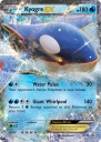 Kyogre-EX (PR-XY XY41) — Officiële kaartafbeelding
