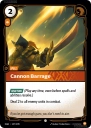 Cannon Barrage (OGN 127) — Officiële kaartafbeelding