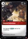 Noxus Saboteur (OGN 018) — Officiële kaartafbeelding