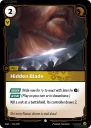 Hidden Blade (OGN 213) — Officiële kaartafbeelding
