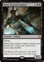 Rune-Scarred Demon (FDN 184) — Officiële kaartafbeelding
