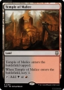 Temple of Malice (M3C 389) — Officiële kaartafbeelding