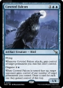 Coveted Falcon (MKM 048) — Officiële kaartafbeelding