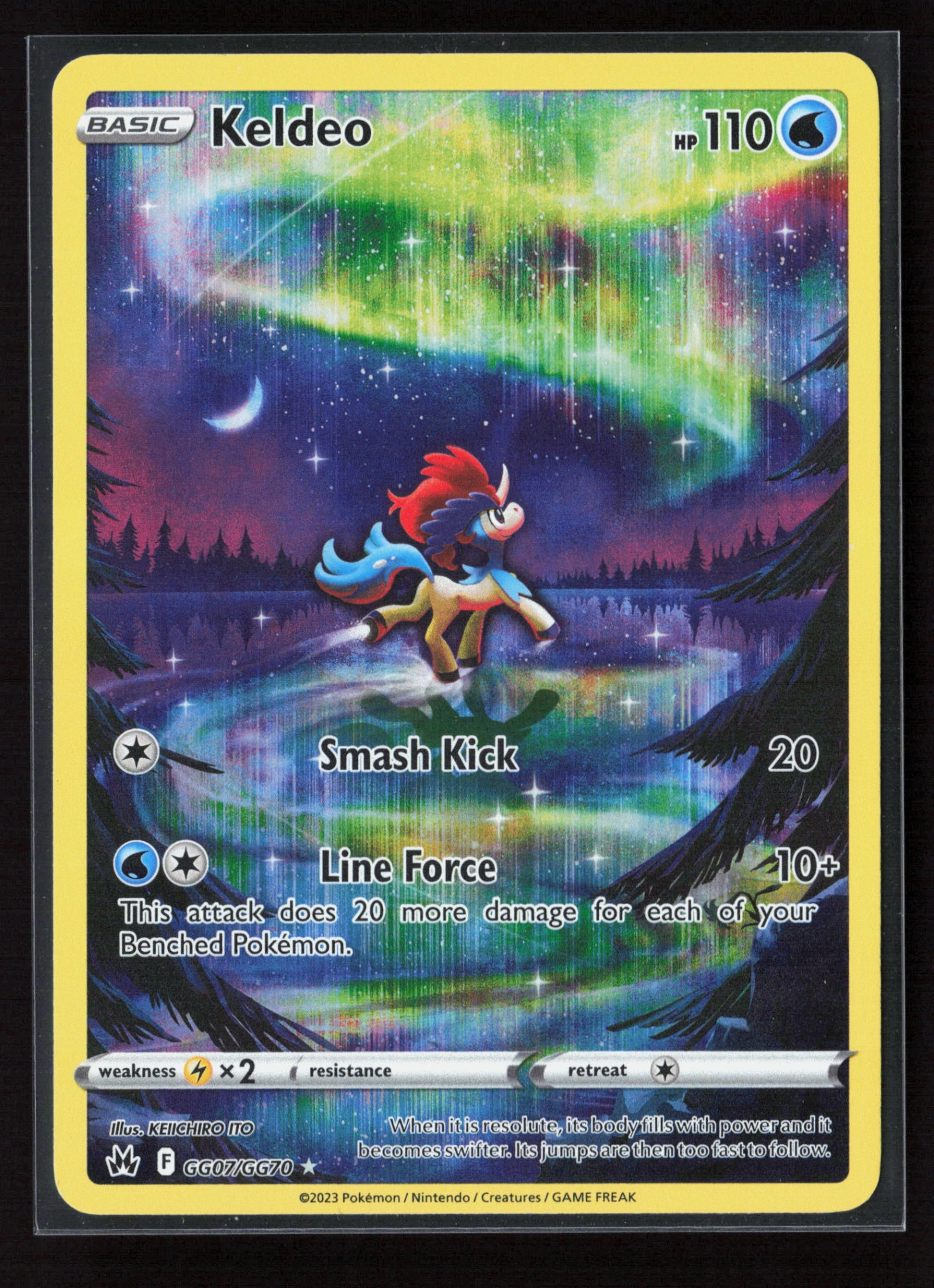 Keldeo (CRZ GG07) — Voorkant