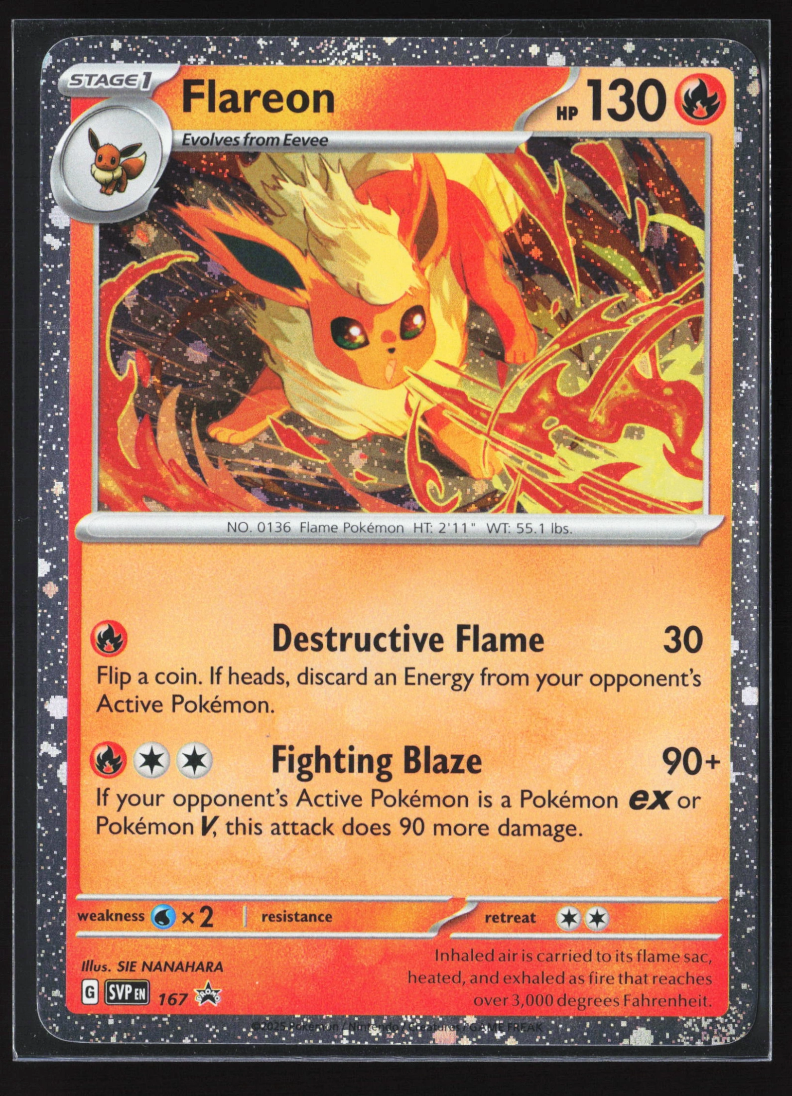 Flareon (SVP 167) — Voorkant