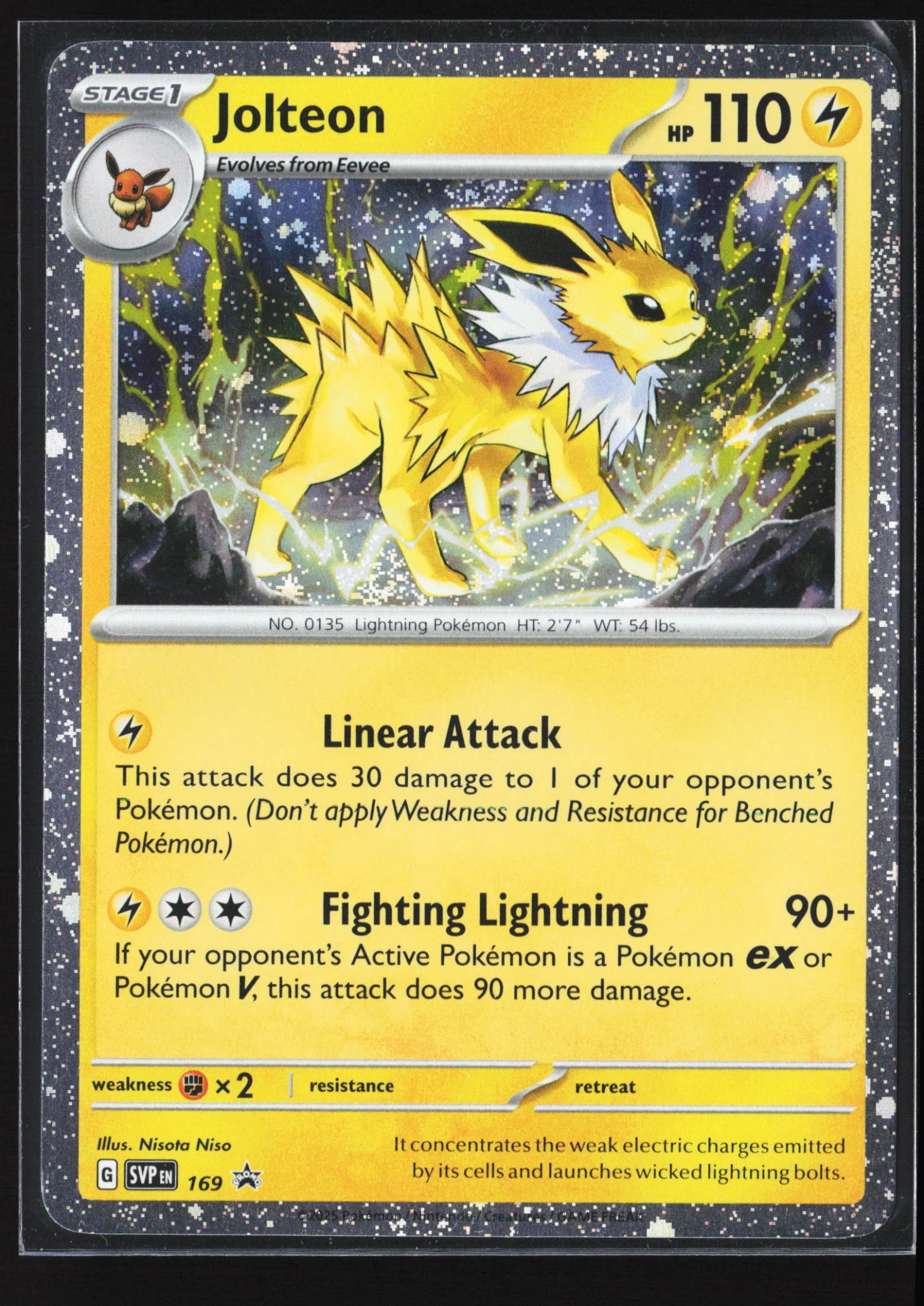 Jolteon (SVP 169) — Voorkant