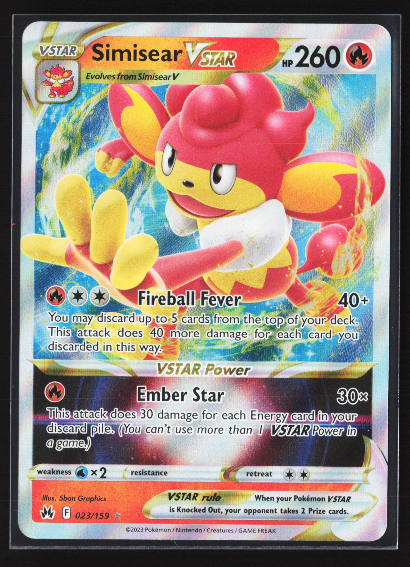 Simisear VSTAR (CRZ 023) — Voorkant