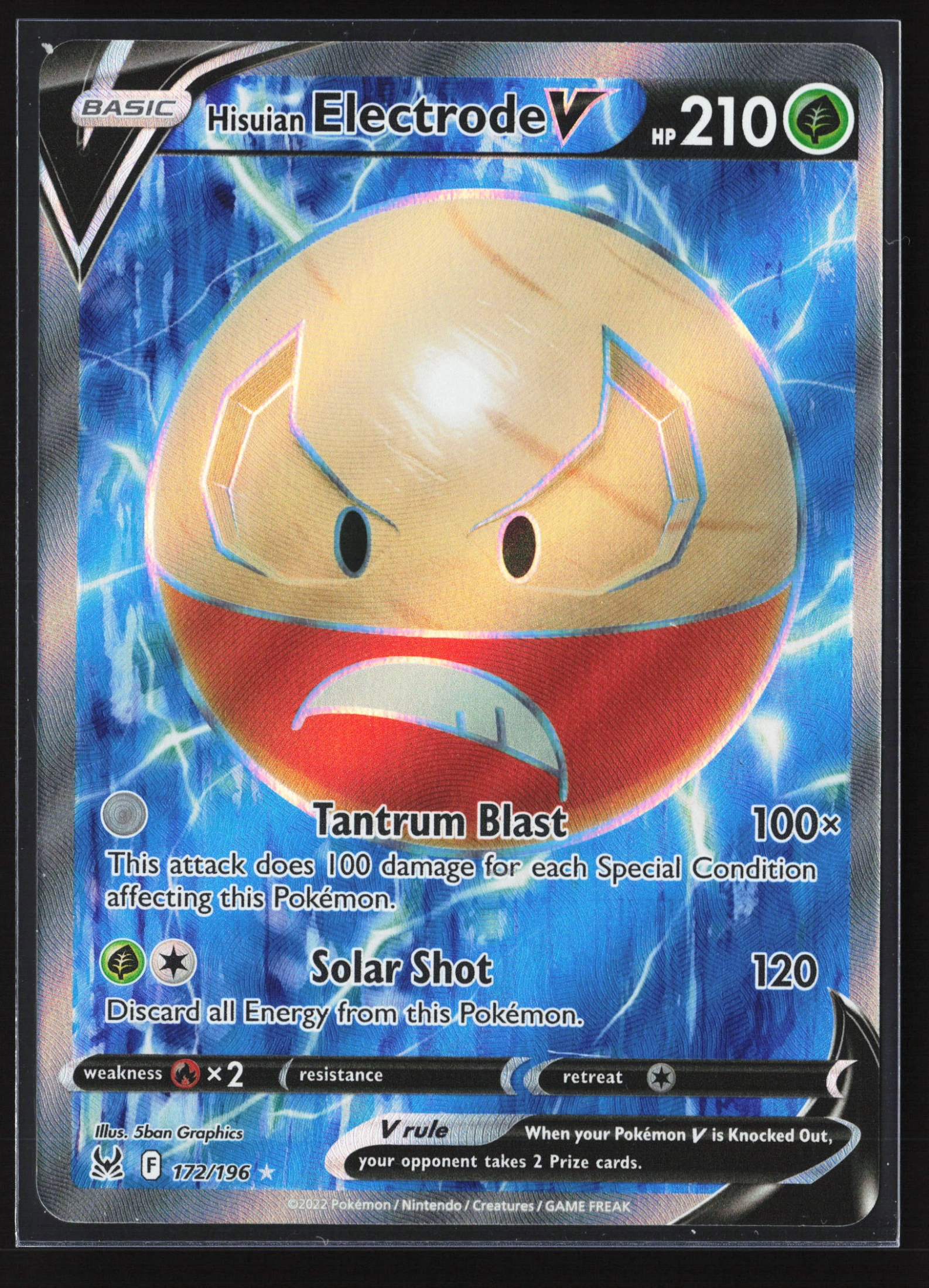 Hisuian Electrode V (LOR 172) — Voorkant