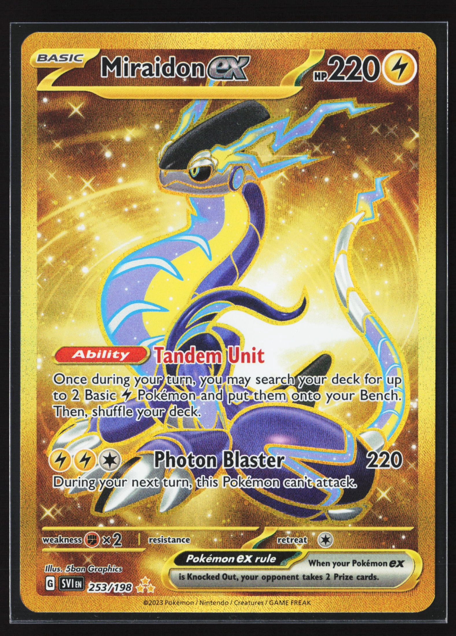 Miraidon ex (SVI 253) — Voorkant