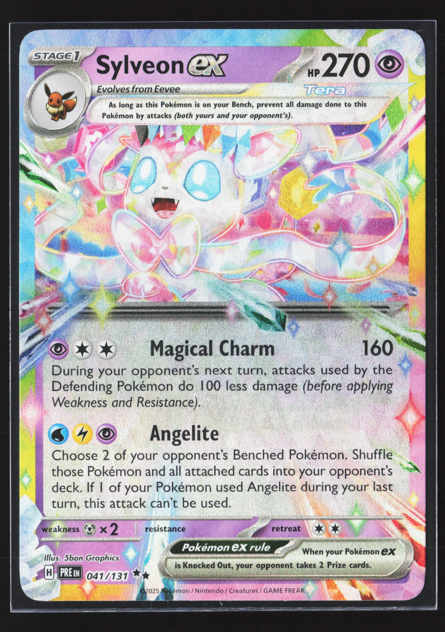 Sylveon ex (PRE 041) — Voorkant