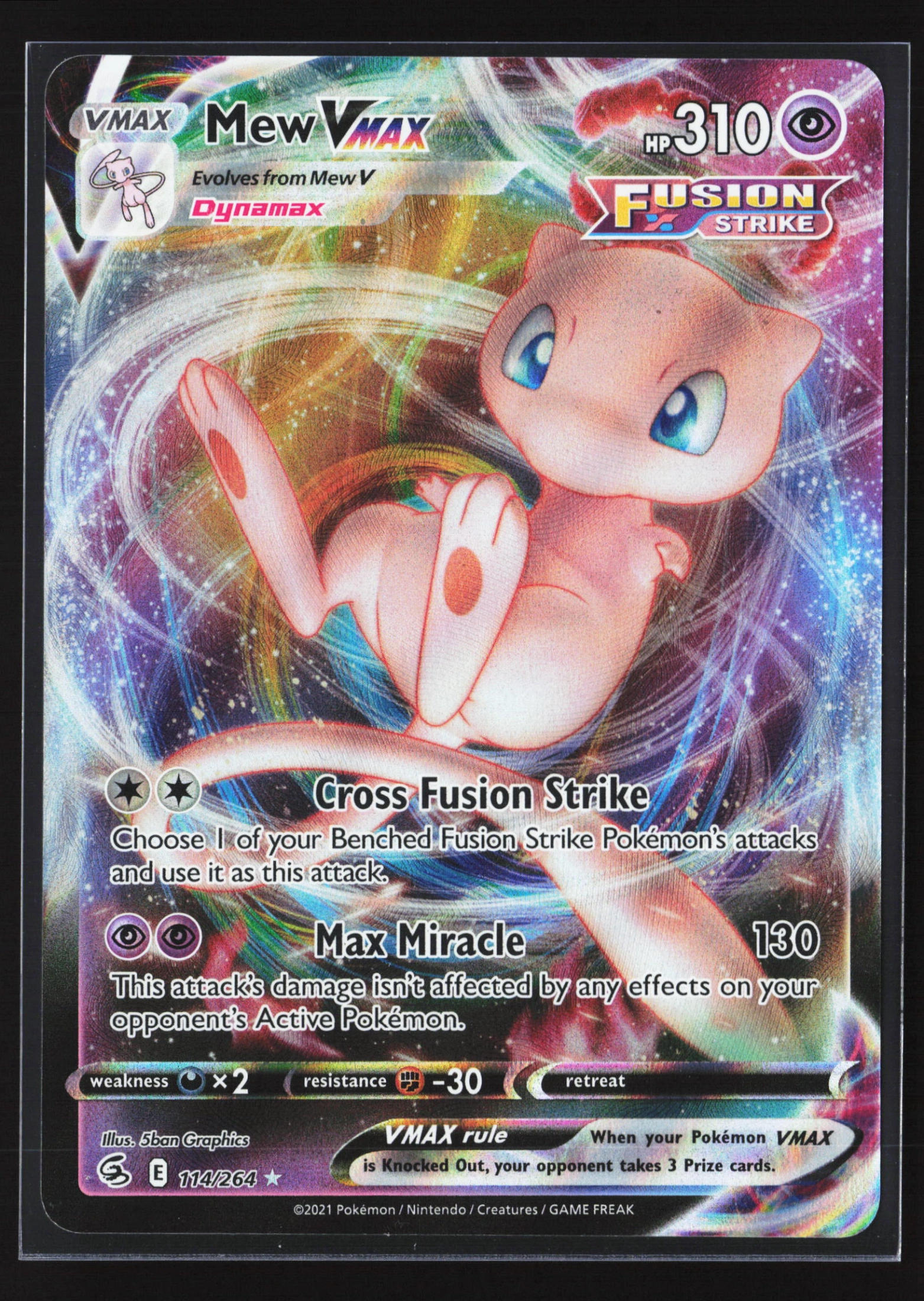 Mew VMAX (FST 114) — Voorkant
