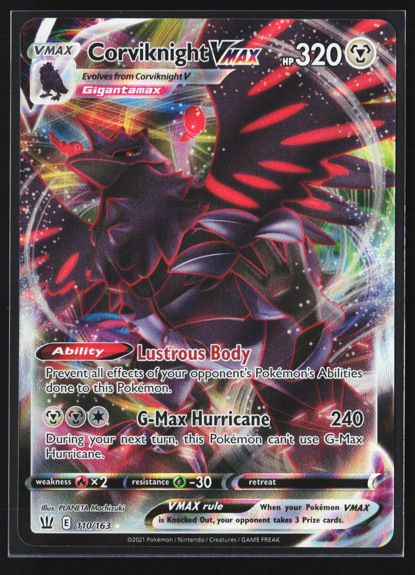 Corviknight VMAX (BST 110) — Voorkant