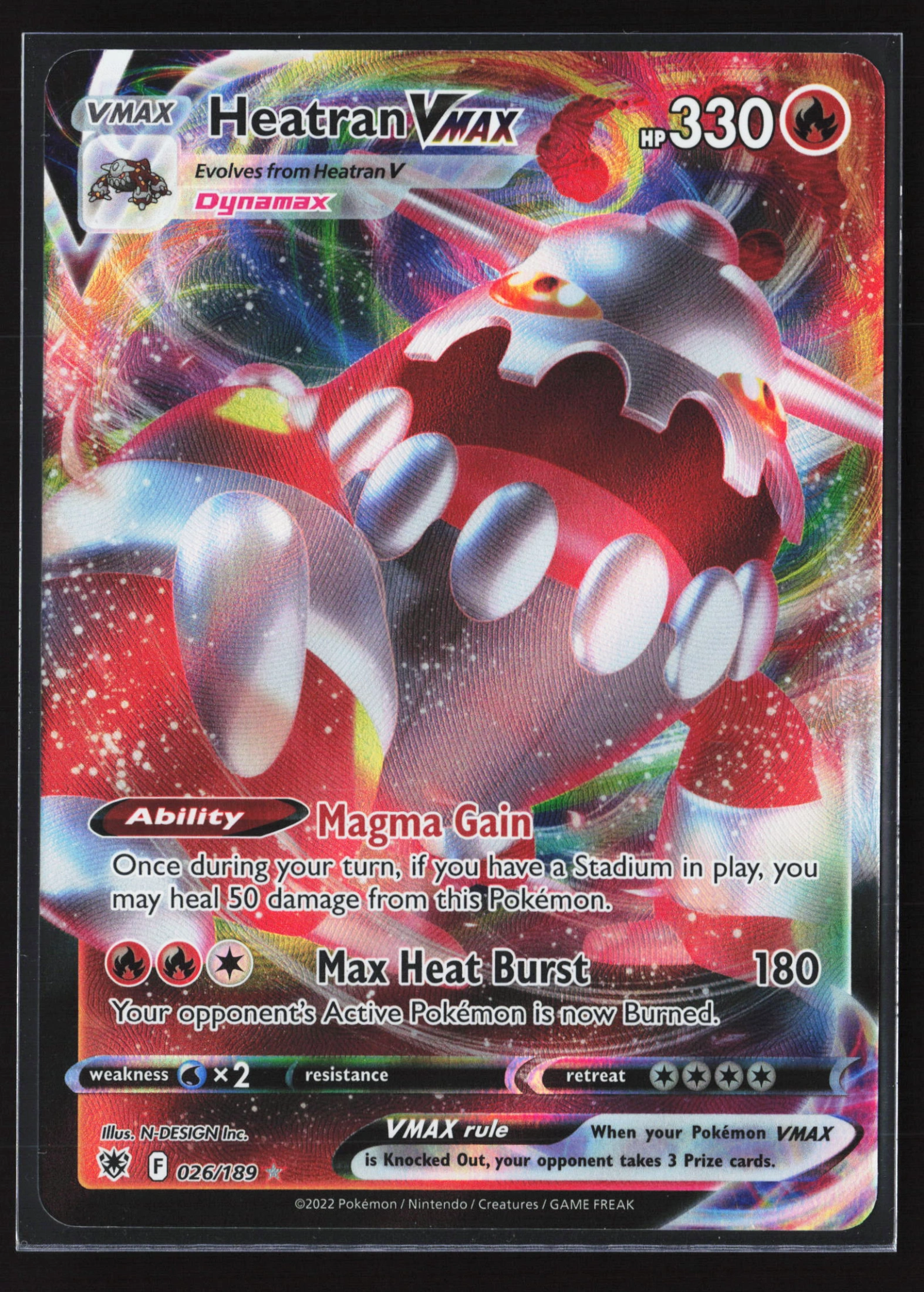 Heatran VMAX (ASR 026) — Voorkant