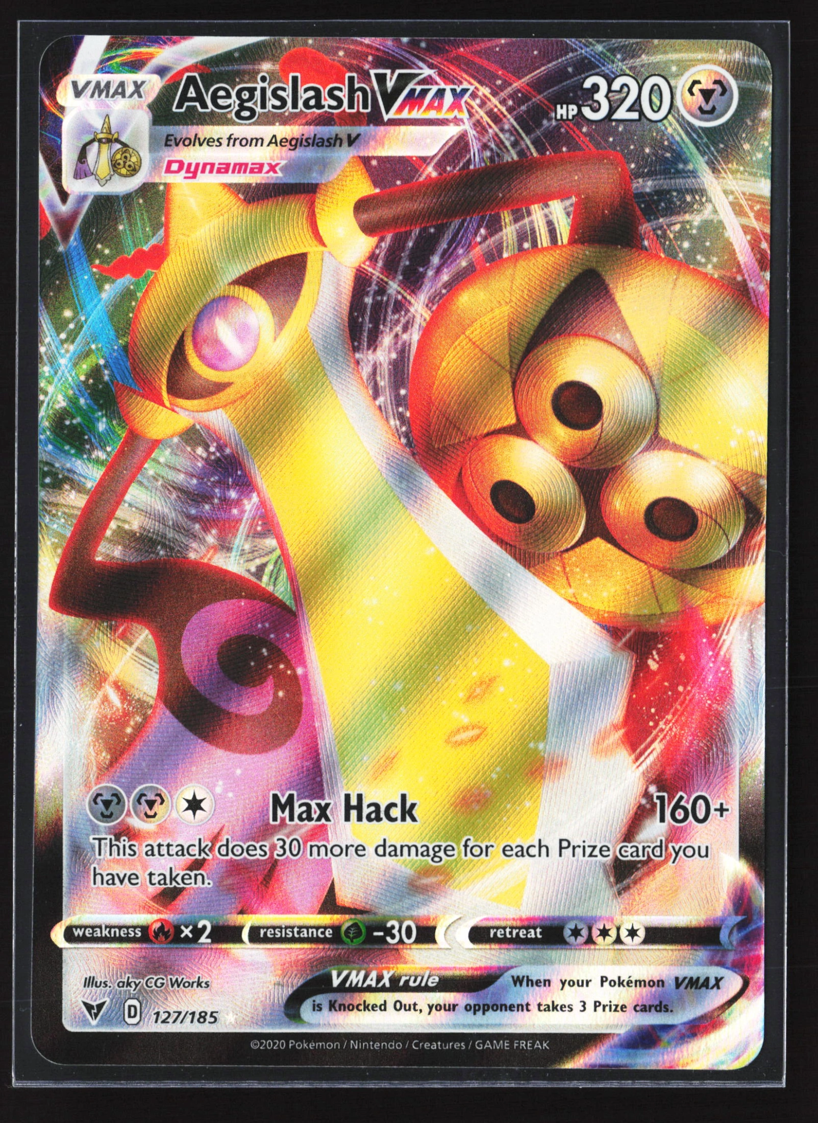 Aegislash VMAX (VIV 127) — Voorkant