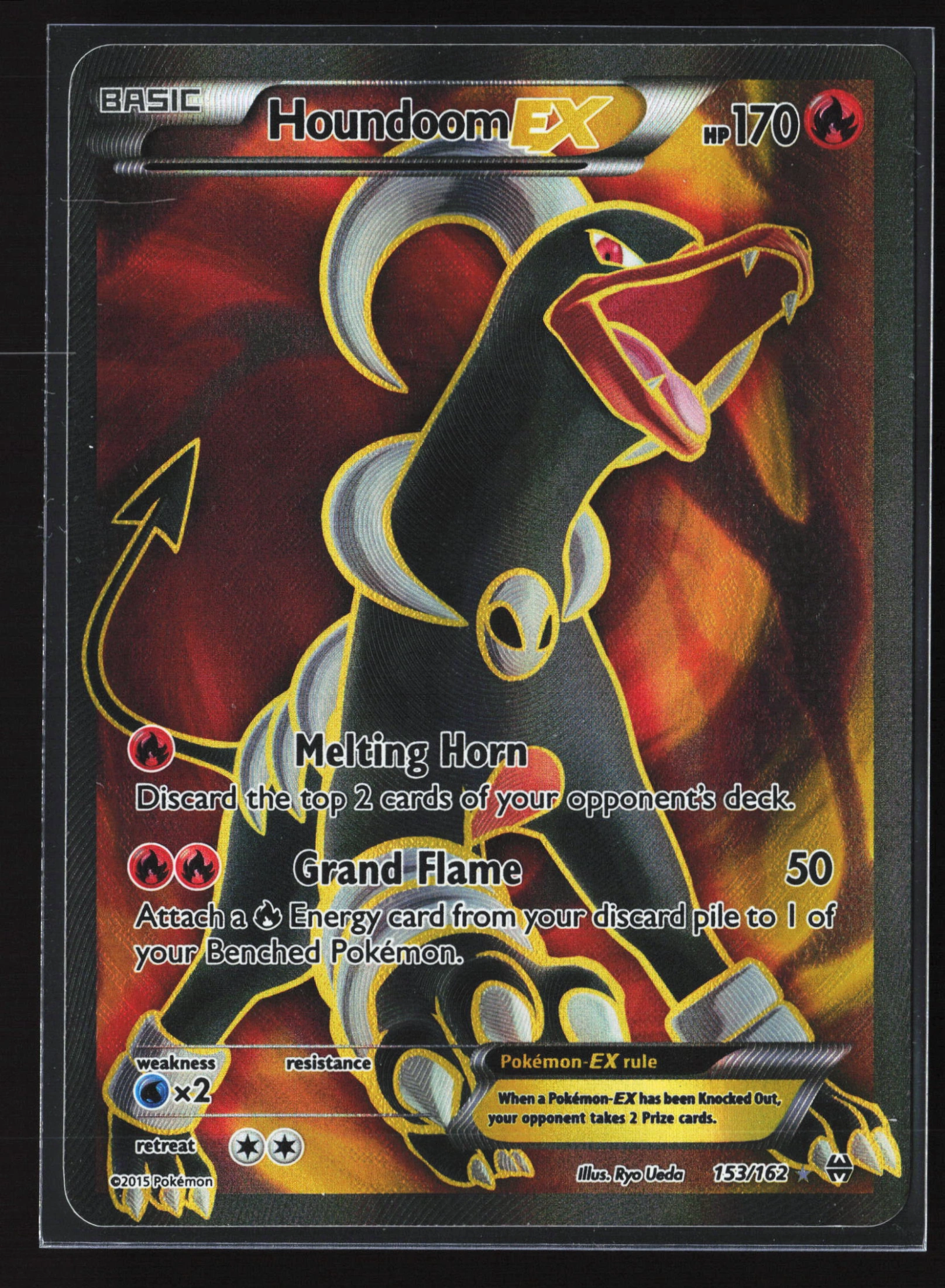 Houndoom-EX (BKT 153) — Voorkant