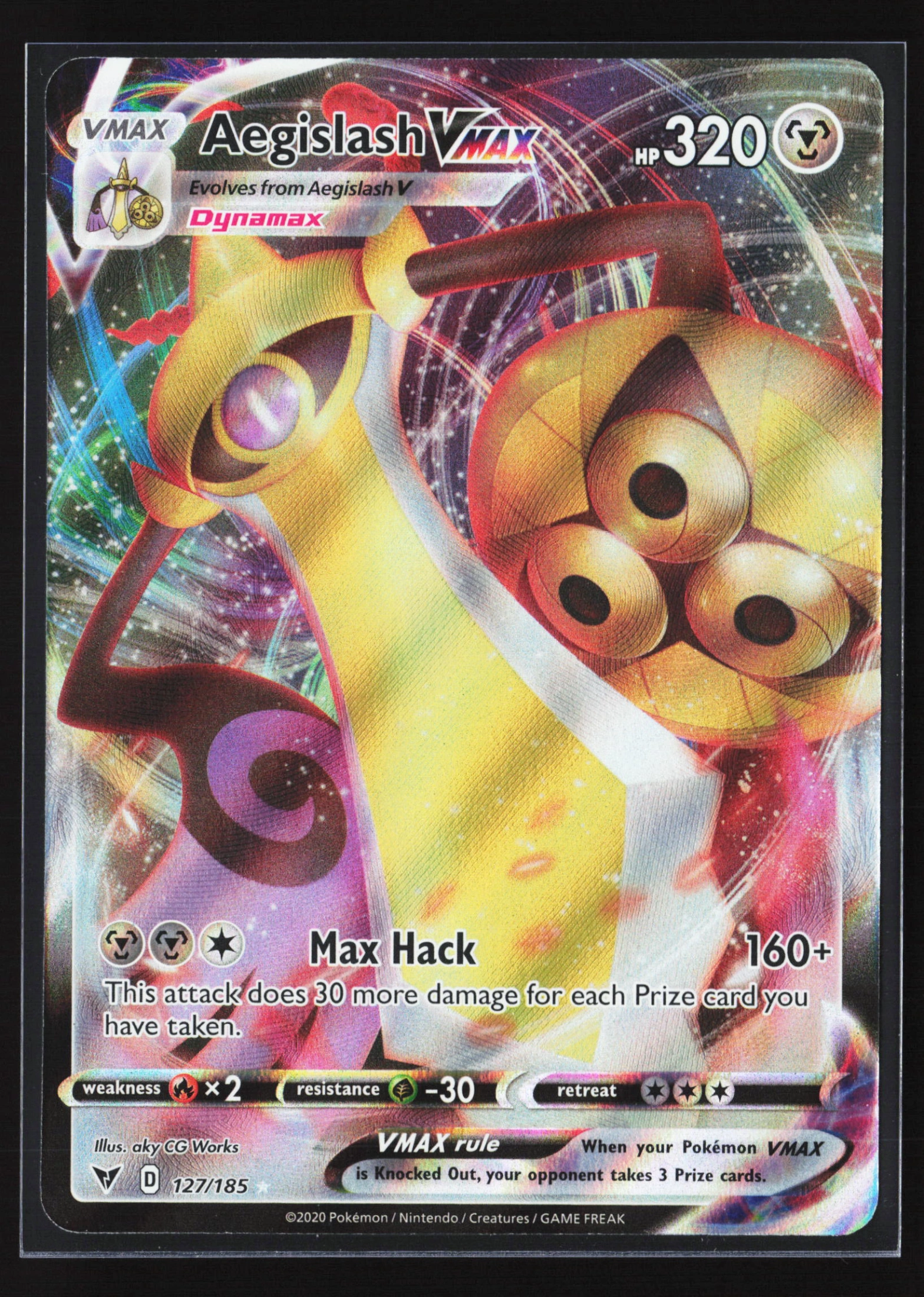 Aegislash VMAX (VIV 127) — Voorkant