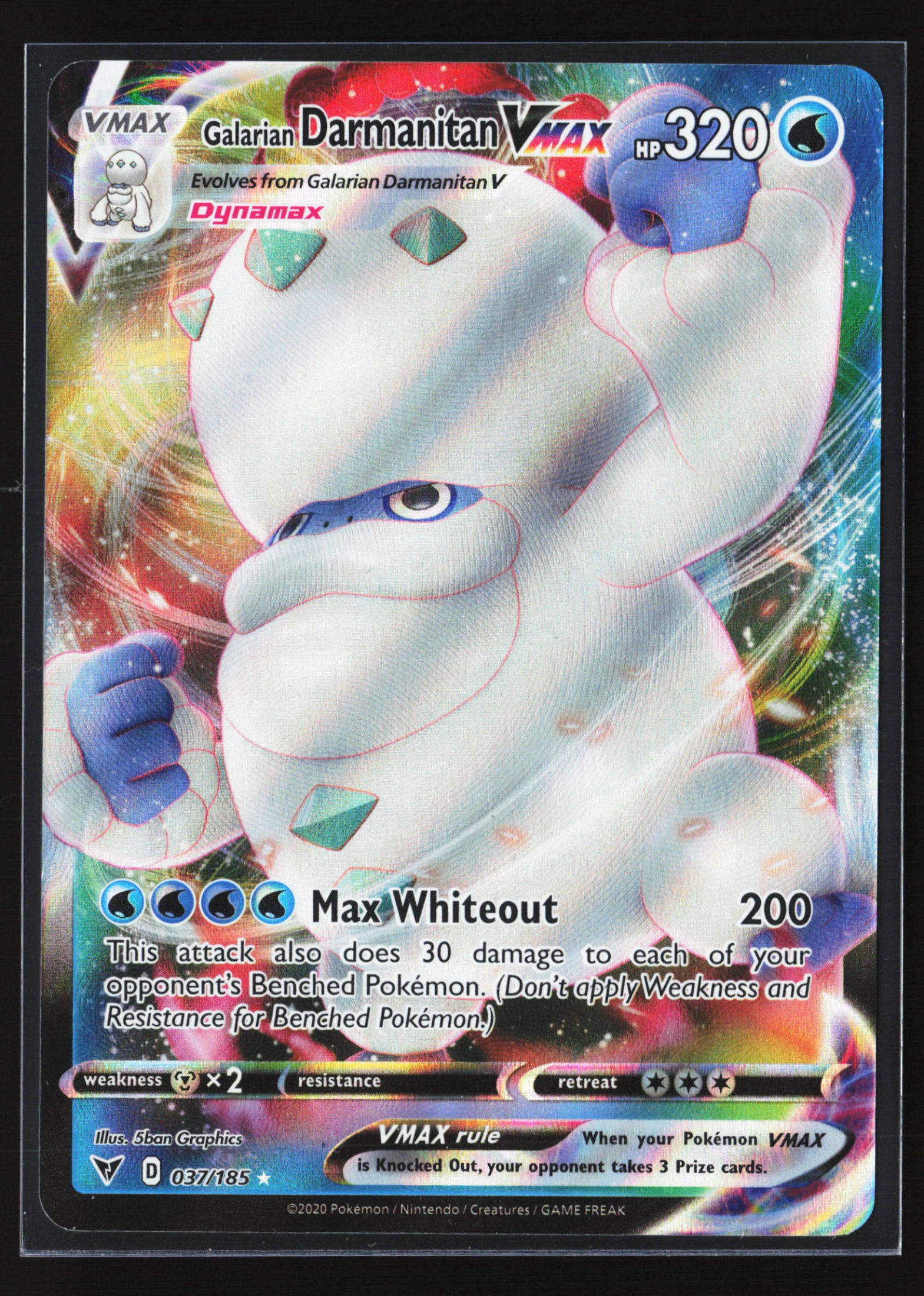 Galarian Darmanitan VMAX (VIV 037) — Voorkant