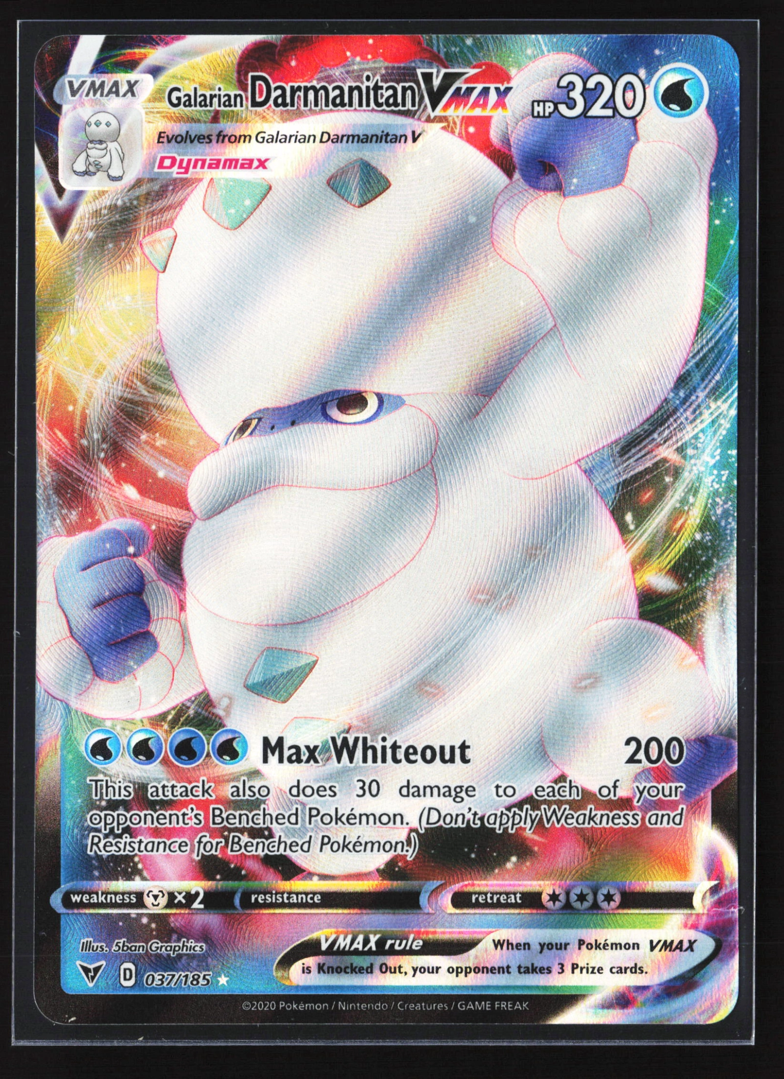 Galarian Darmanitan VMAX (VIV 037) — Voorkant
