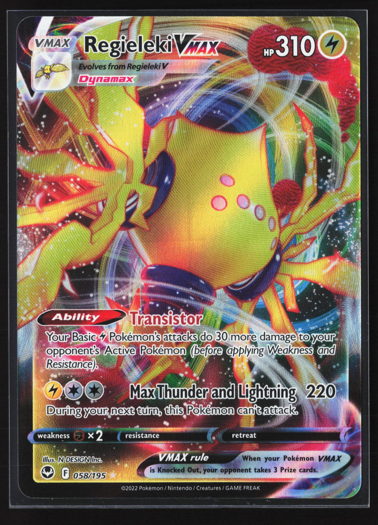 Regieleki VMAX (SIT 058) — Voorkant
