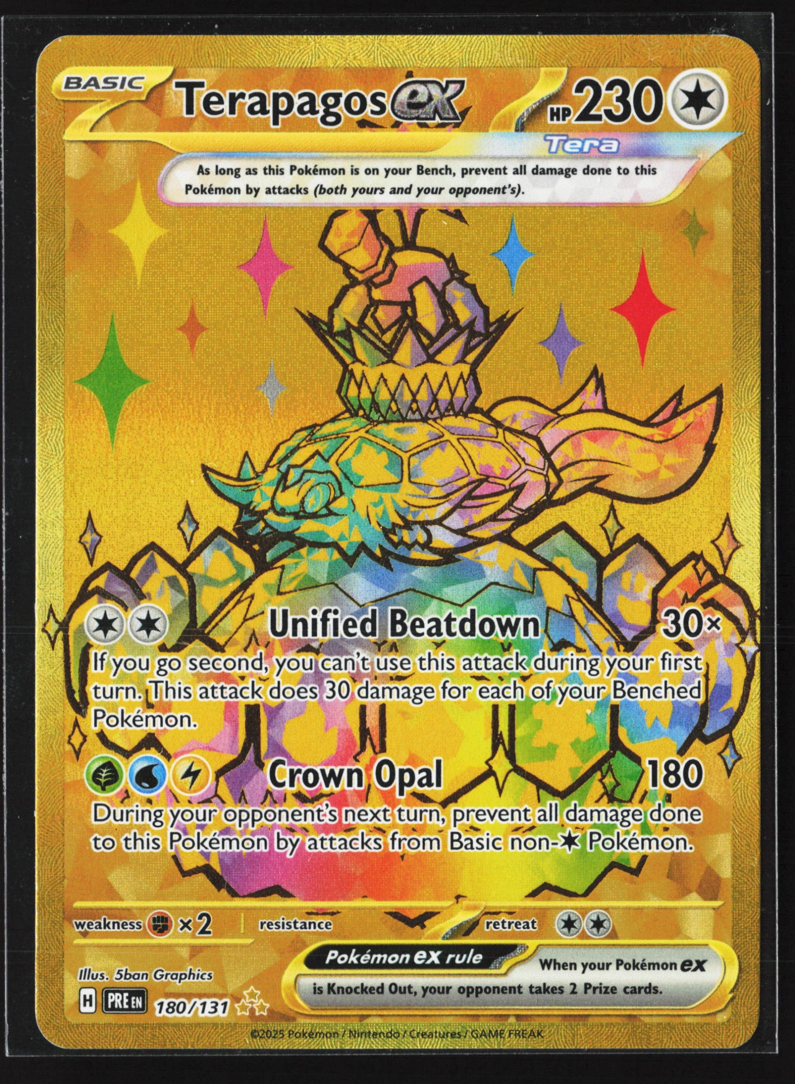 Terapagos ex (PRE 180) — Voorkant