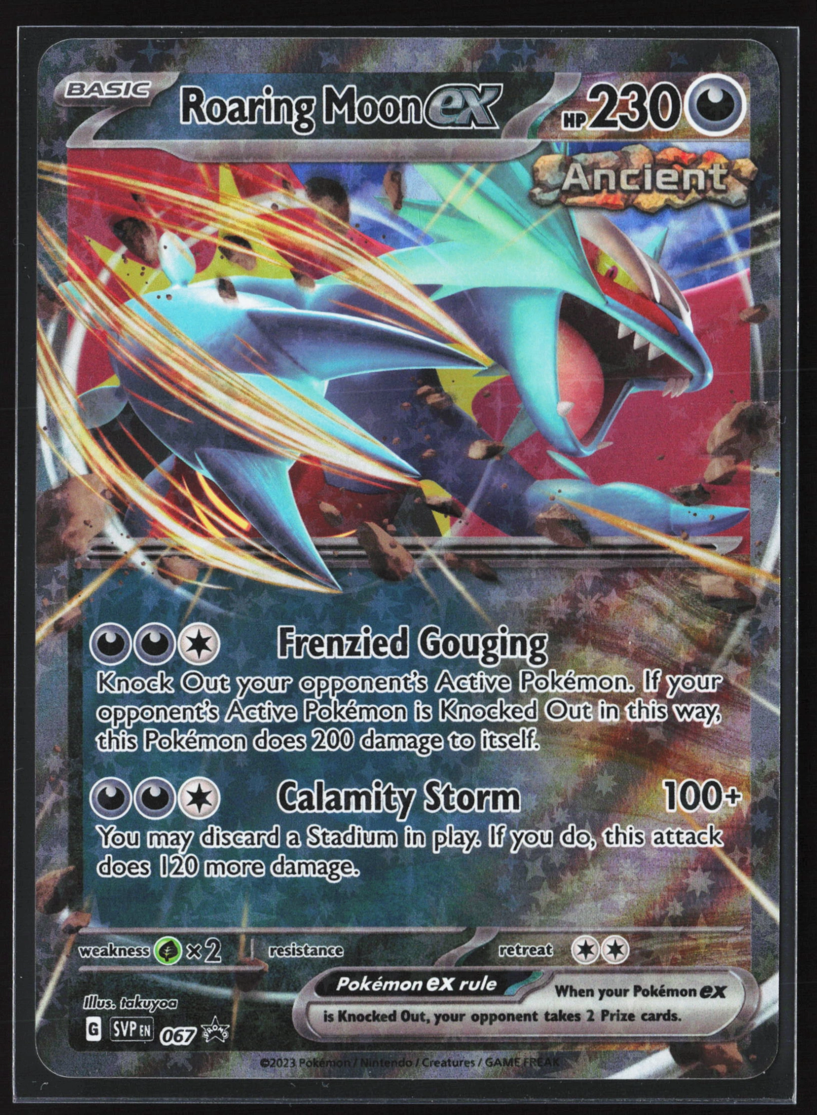 Roaring Moon ex (SVP 067) — Voorkant