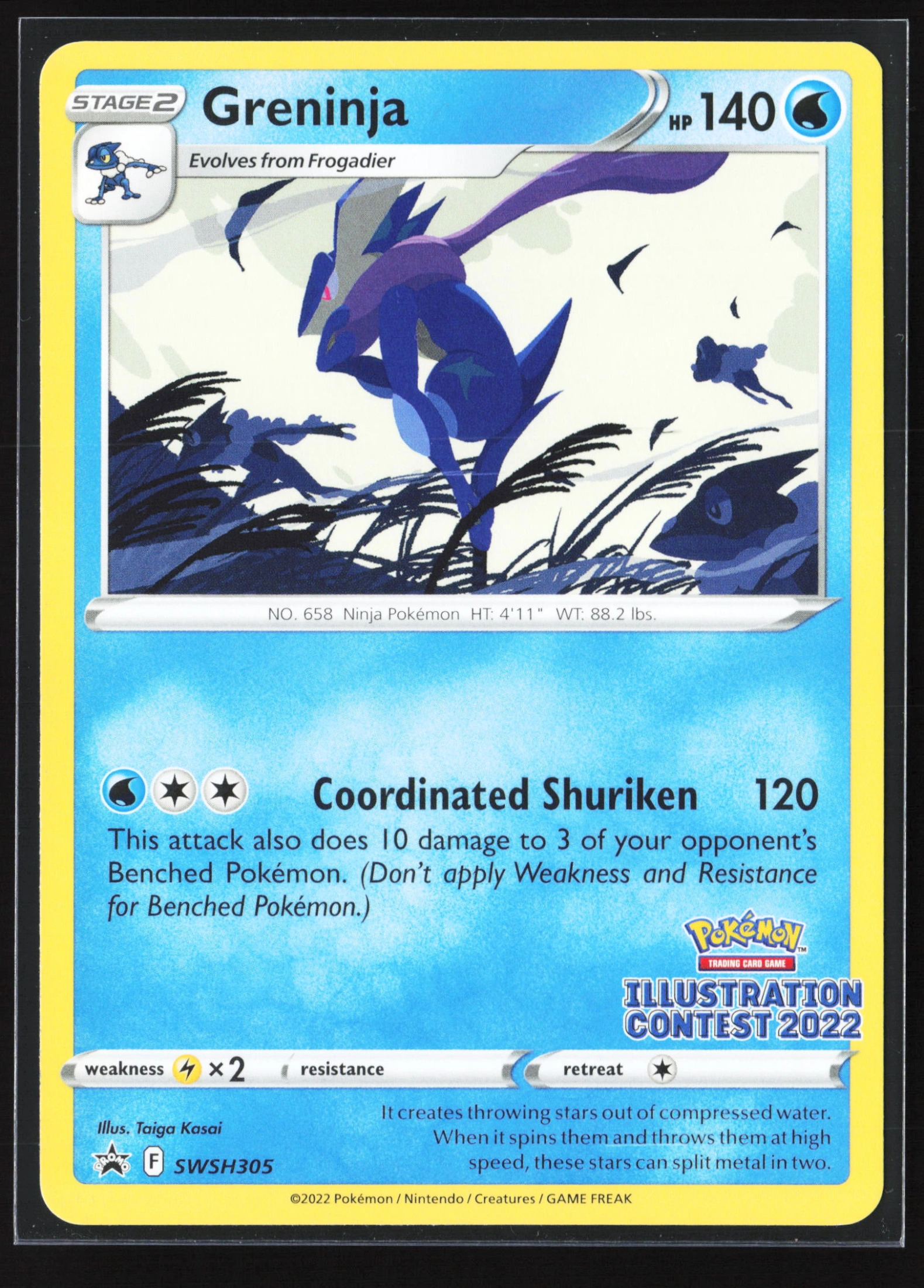 Greninja (PR-SW SWSH305) — Voorkant