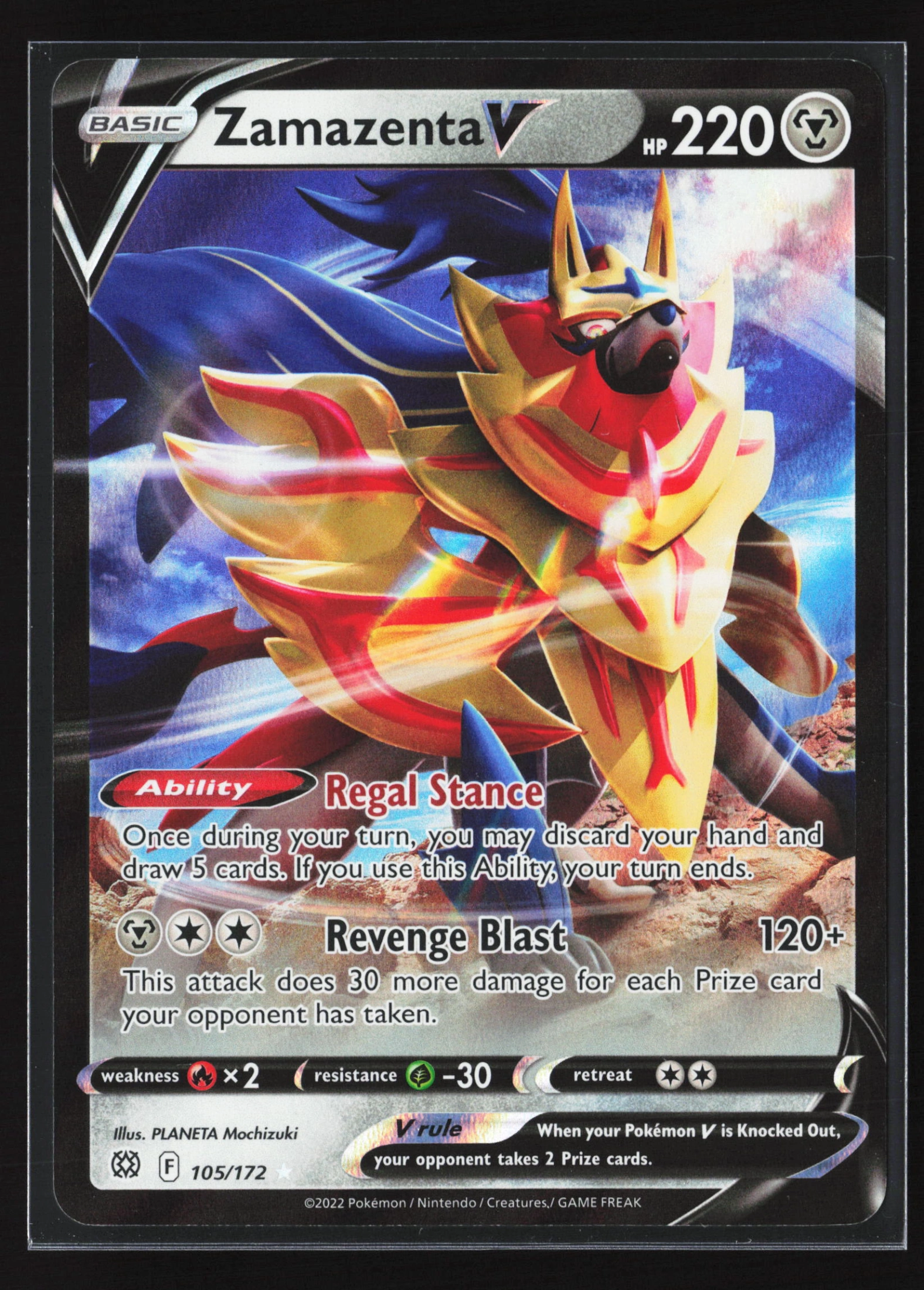 Zamazenta V (BRS 105) — Voorkant