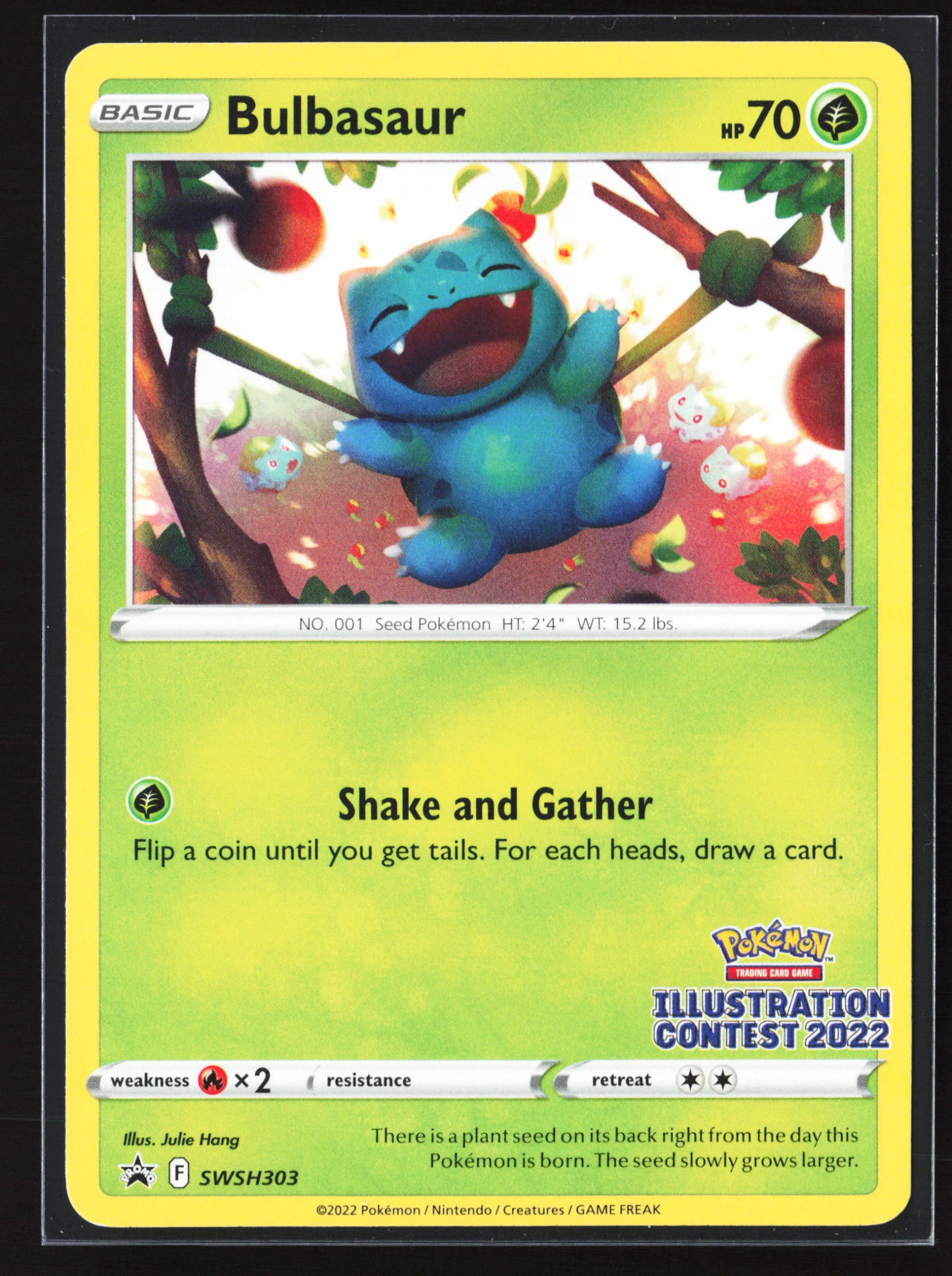 Bulbasaur (PR-SW SWSH303) — Voorkant