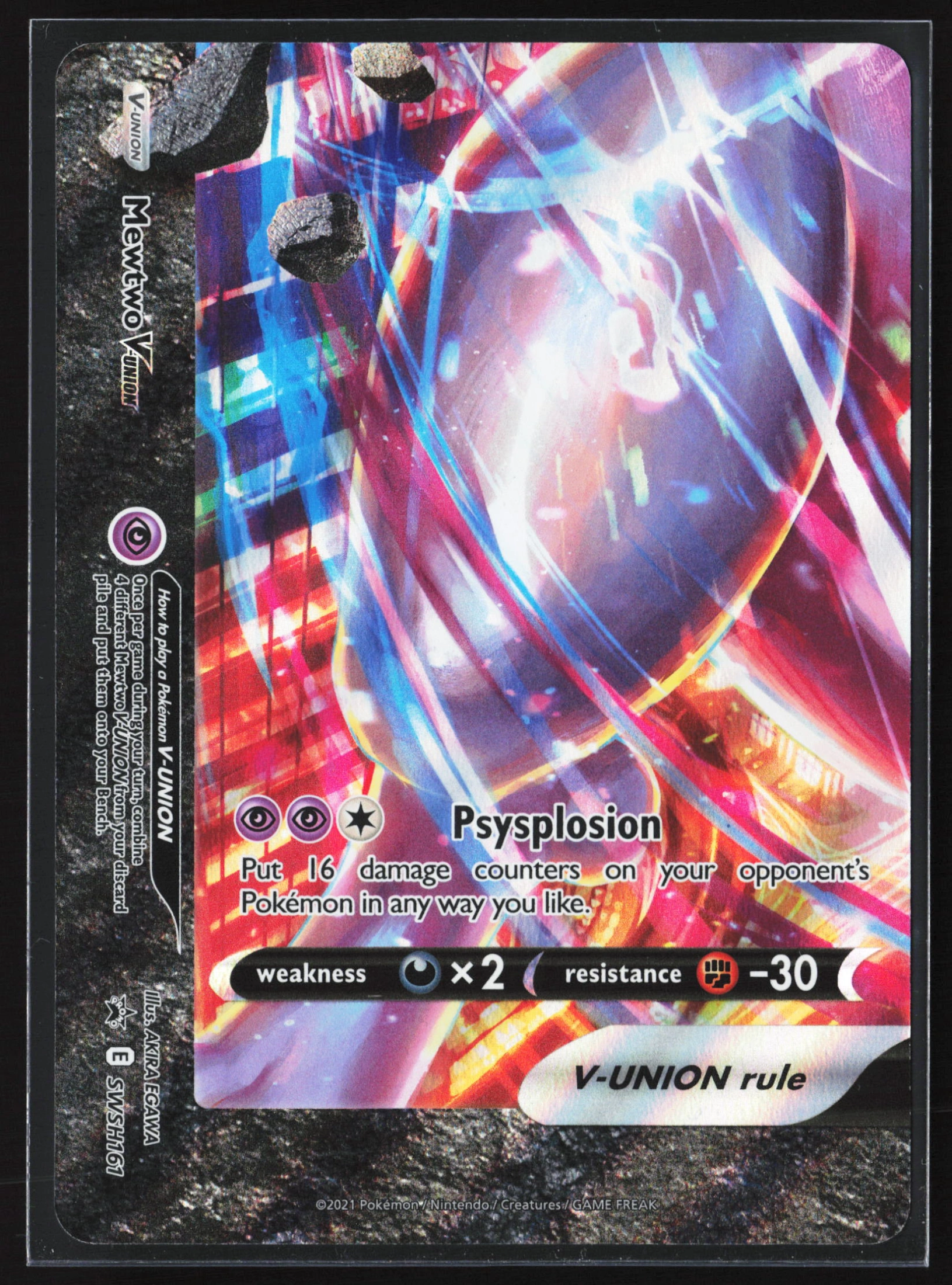 Mewtwo V-UNION (PR-SW SWSH161) — Voorkant