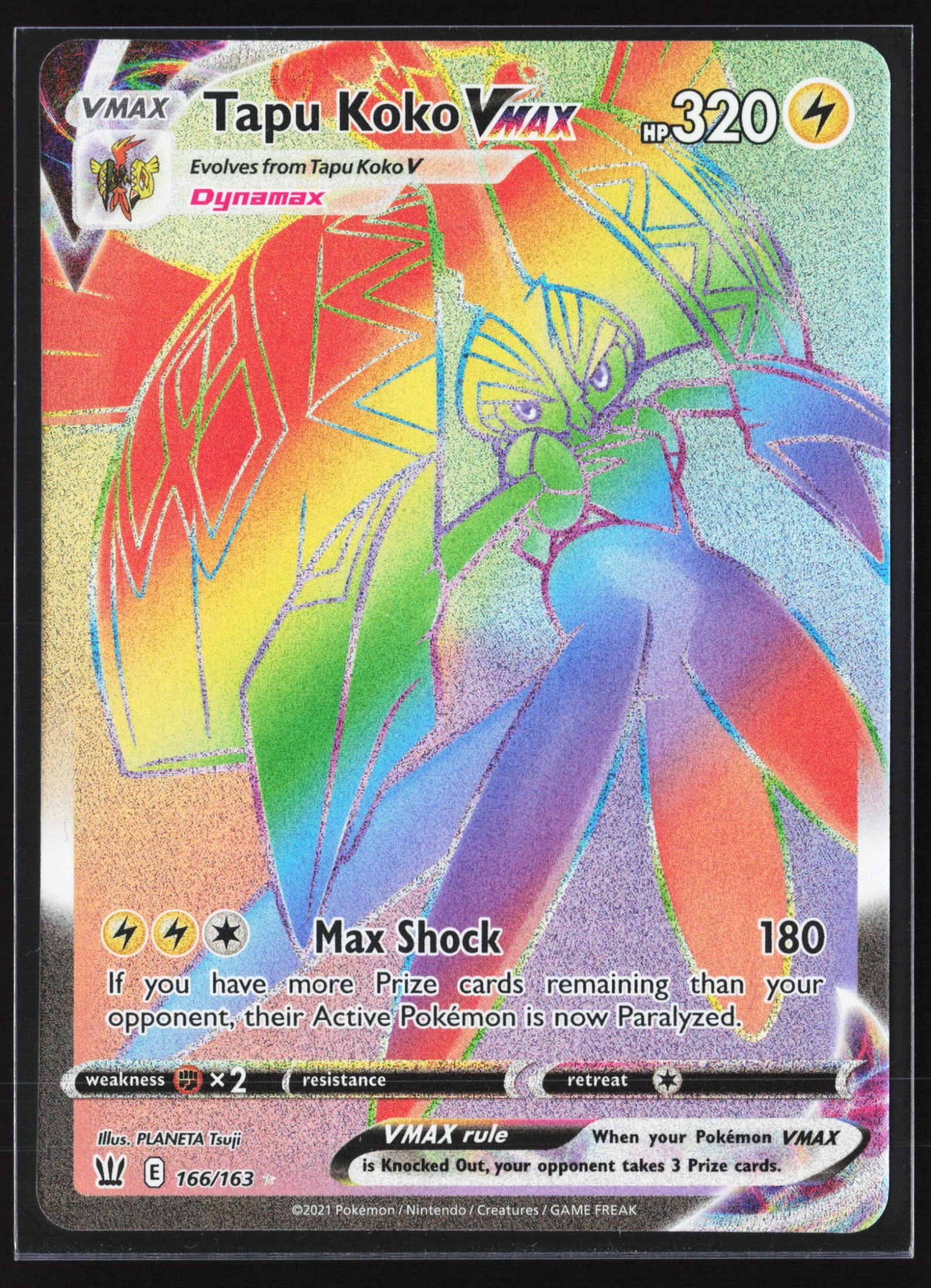 Tapu Koko VMAX (BST 166) — Voorkant