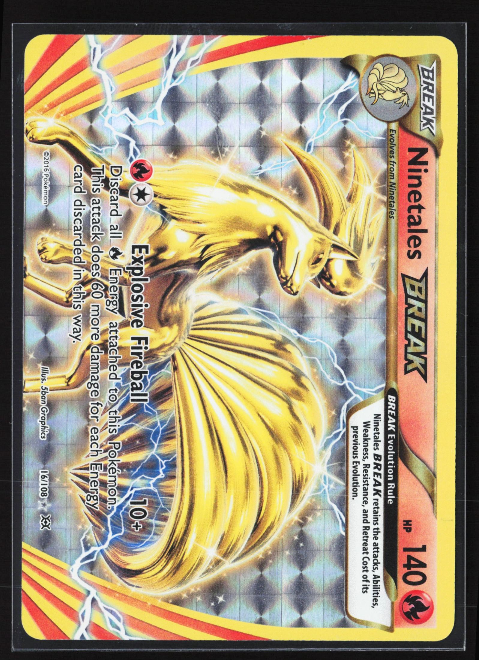Ninetales BREAK (EVO 016) — Voorkant