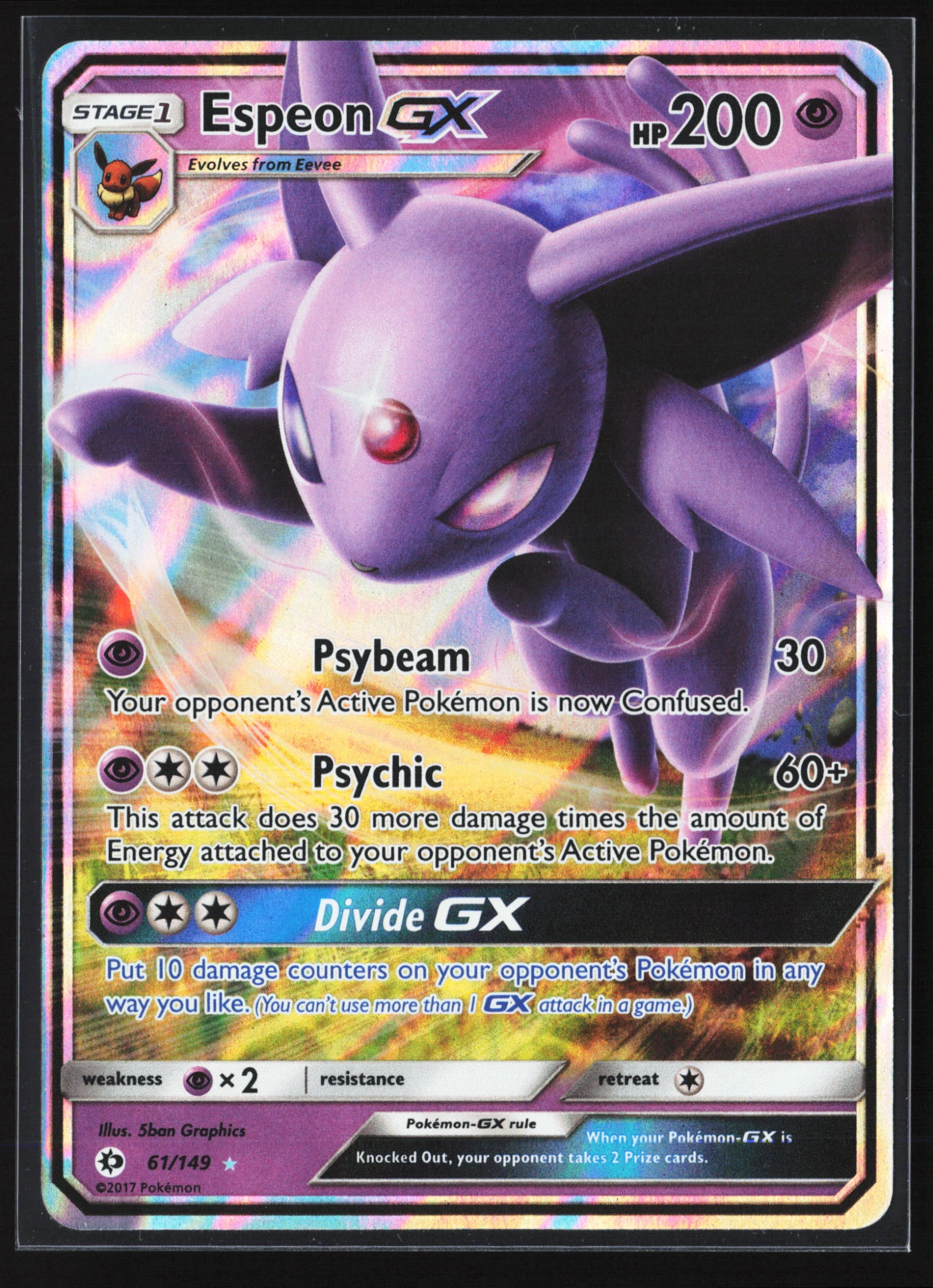 Espeon-GX (SUM 061) — Voorkant