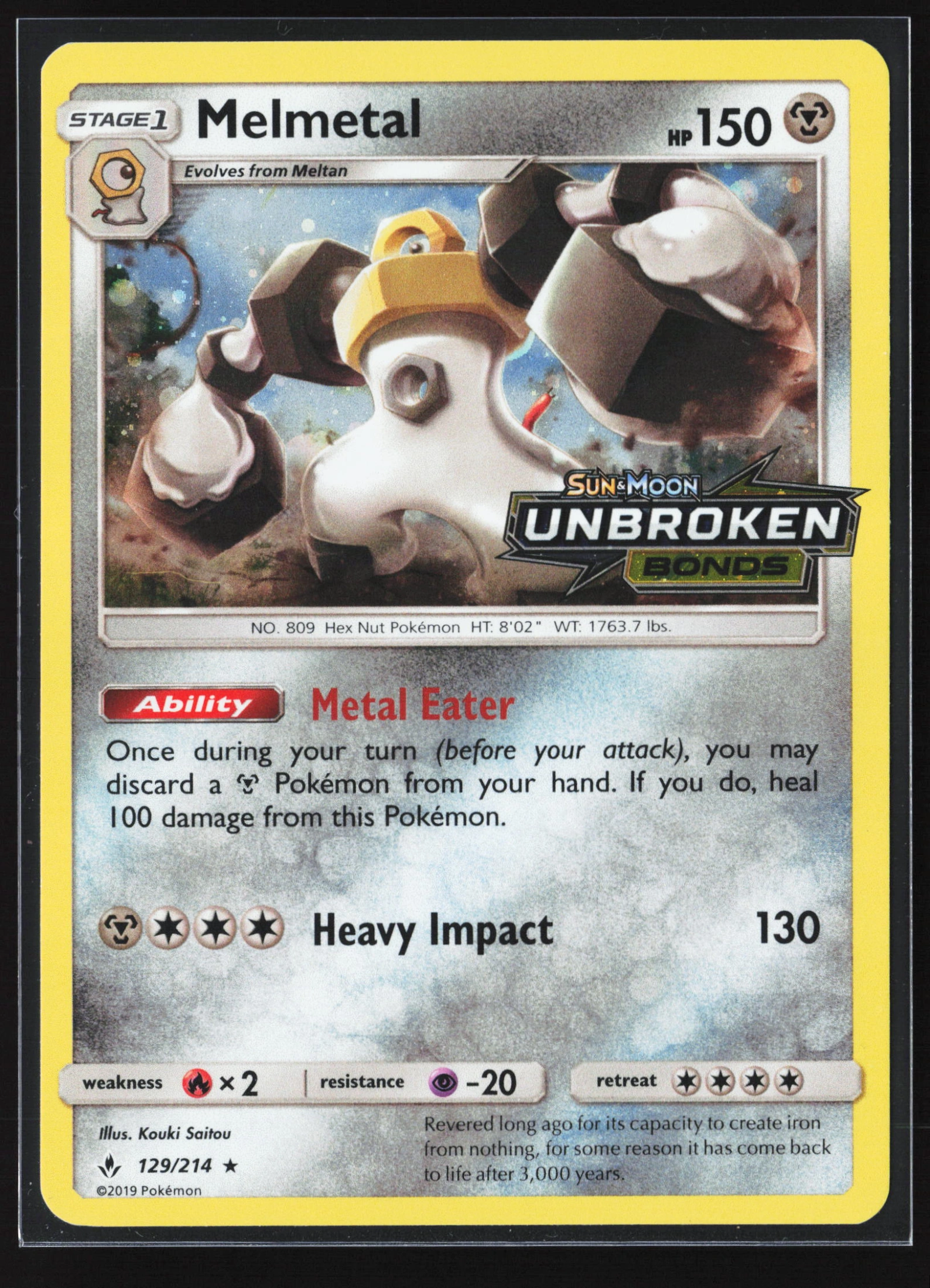 Melmetal (UNB 129) — Voorkant