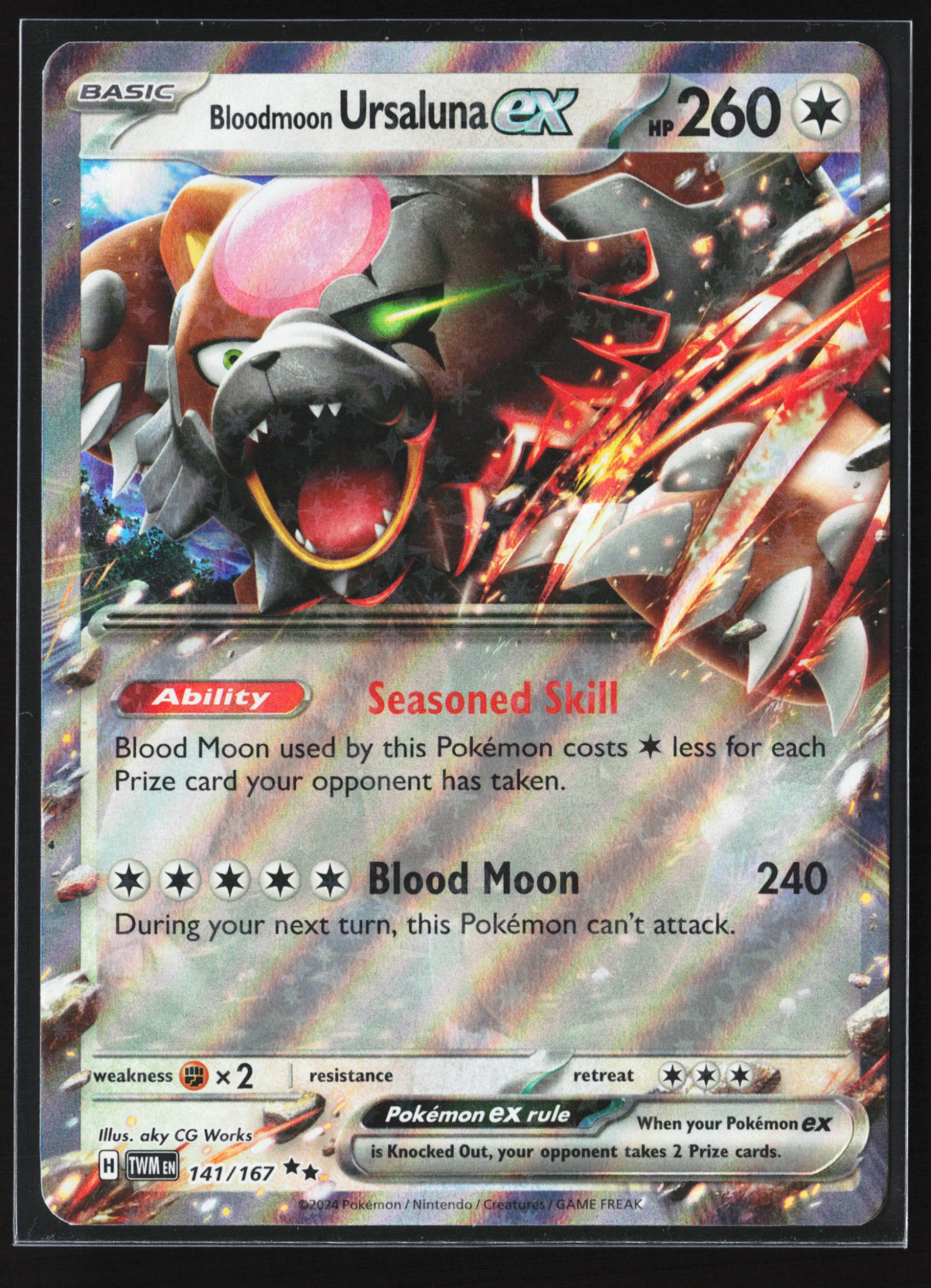 Bloodmoon Ursaluna ex (TWM 141) — Voorkant